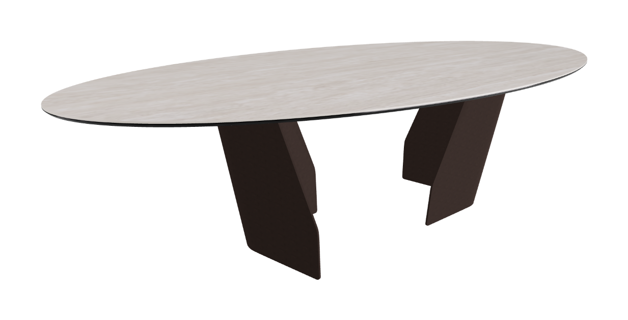 Cattelan Italia Senator Keramik Biscuit, Polygon, Boomerang & Oval Shaped Dining Table