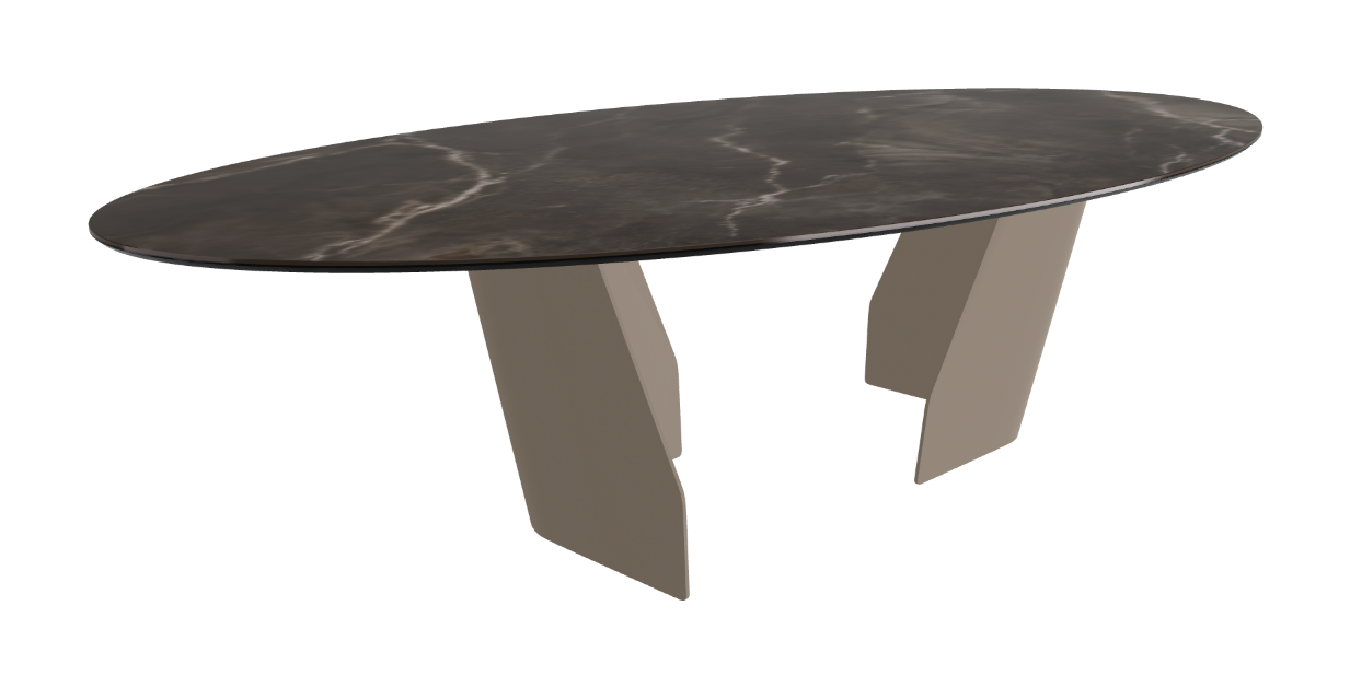 Cattelan Italia Senator Keramik Biscuit, Polygon, Boomerang & Oval Shaped Dining Table