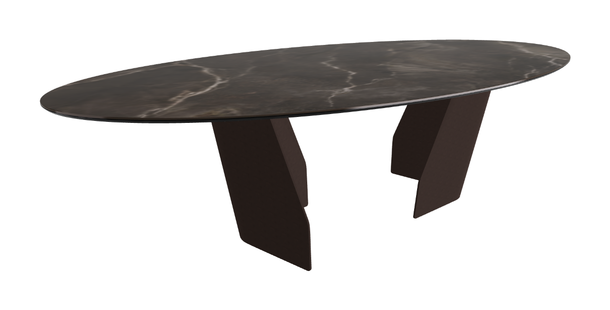 Cattelan Italia Senator Keramik Biscuit, Polygon, Boomerang & Oval Shaped Dining Table
