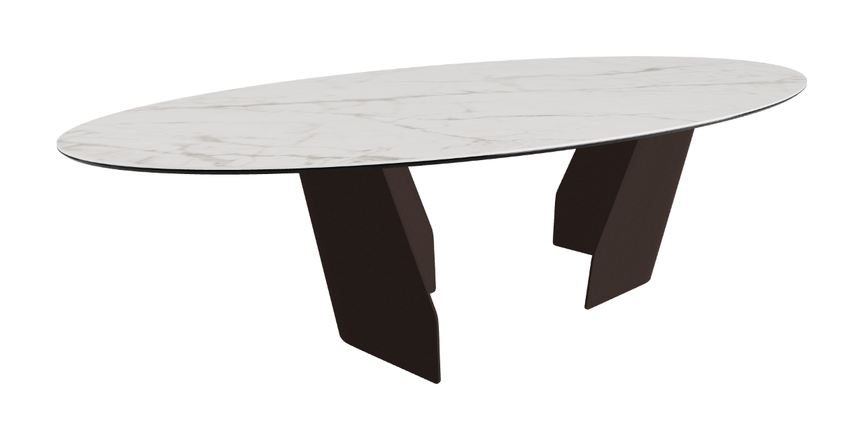 Cattelan Italia Senator Keramik Biscuit, Polygon, Boomerang & Oval Shaped Dining Table