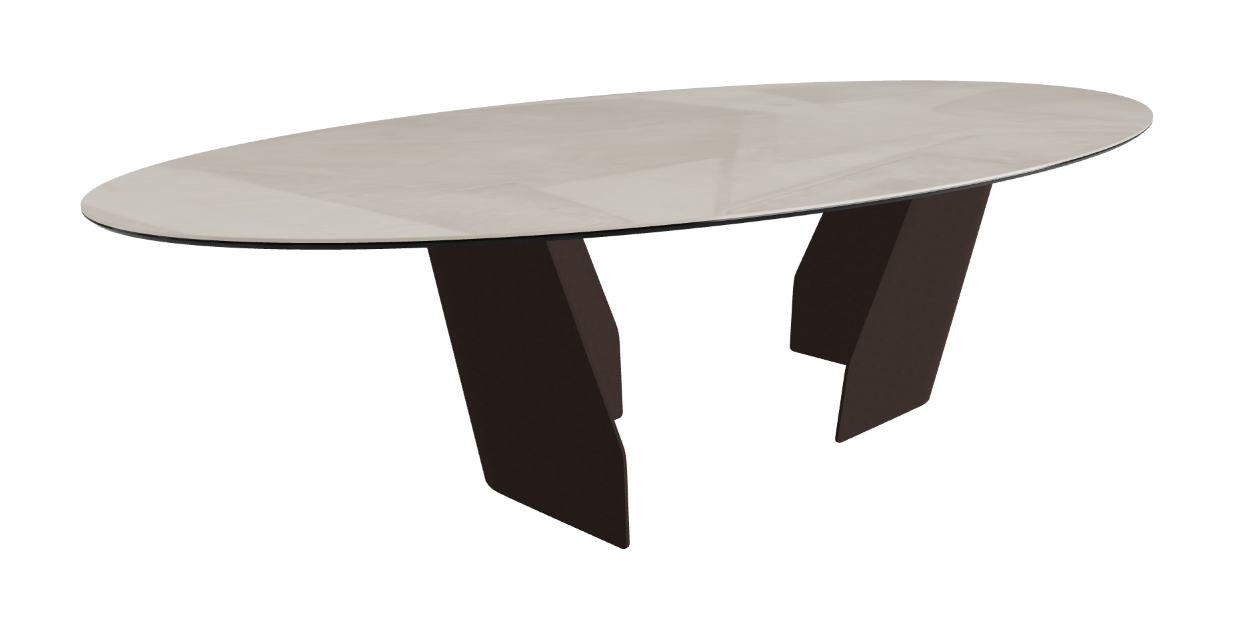 Cattelan Italia Senator Keramik Biscuit, Polygon, Boomerang & Oval Shaped Dining Table