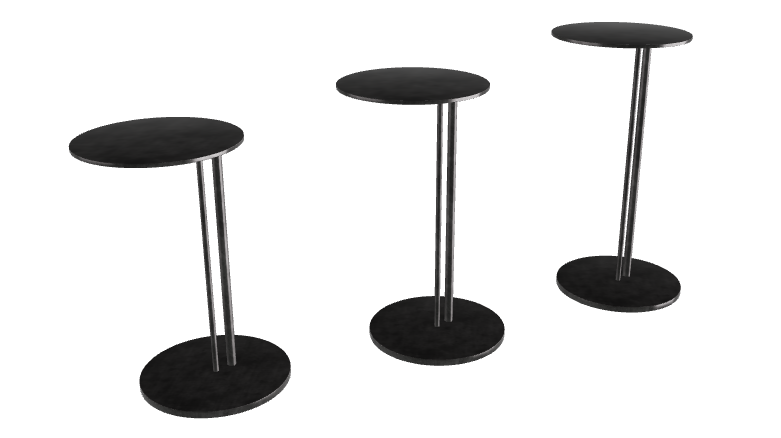 Cattelan Italia Sting Brushed Coffee Table Set Of 3 ø26