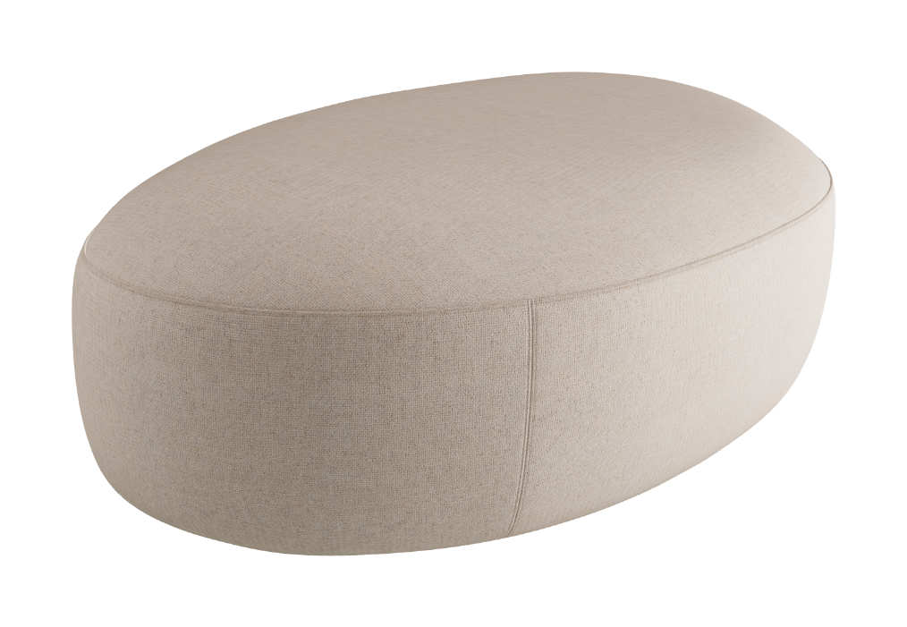 Sierra Pouf - 120 x 80 cm_Category B Fabrics_B161-T10