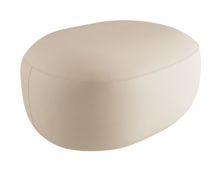 Sierra Pouf - 90 x 70 cm_Fabric_B920