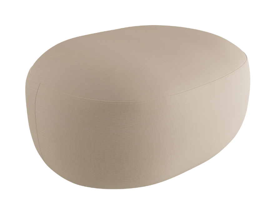 Sierra Pouf - 90 x 70 cm_Category B Fabrics_B058-T10