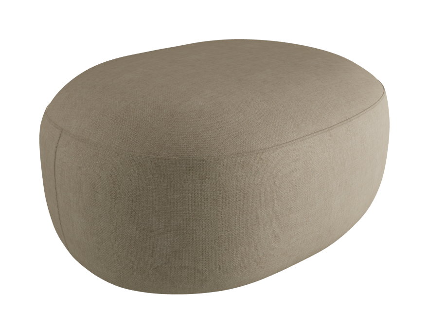 Sierra Pouf - 90 x 70 cm_Category A Fabrics_A155-T40