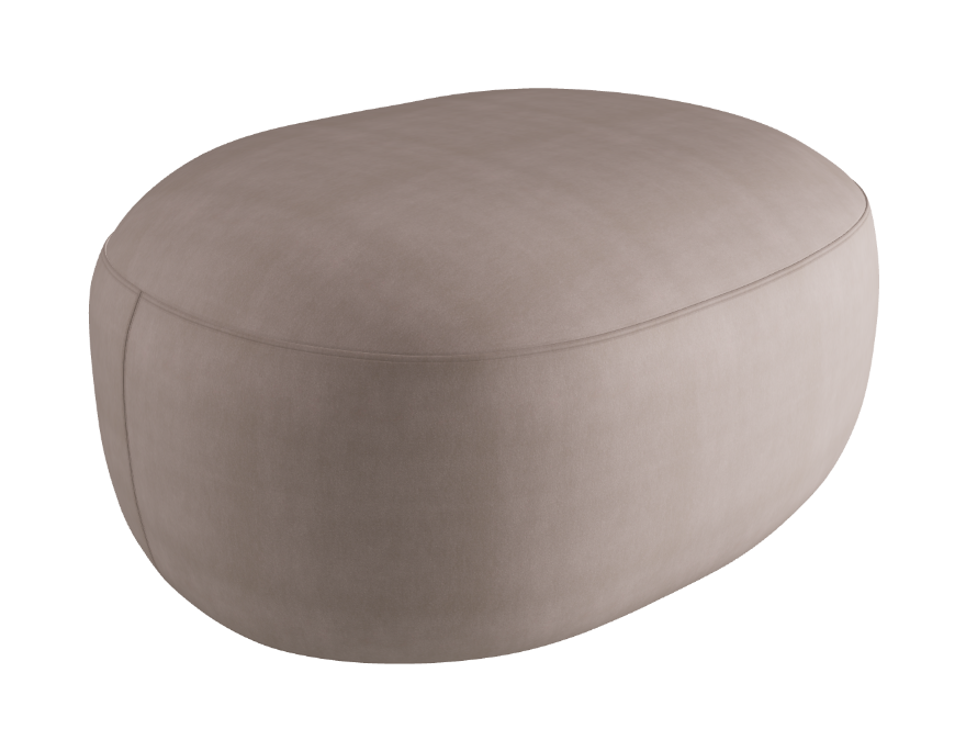 Sierra Pouf - 90 x 70 cm_Category F Fabrics_F015-T40