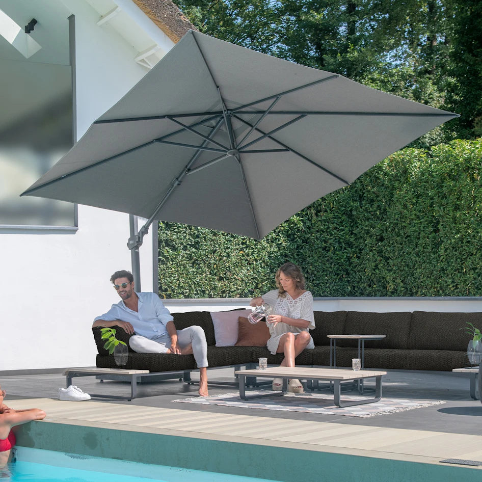 4 Seasons Outdoor Siesta Premium 300cm x 300cm  Charcoal