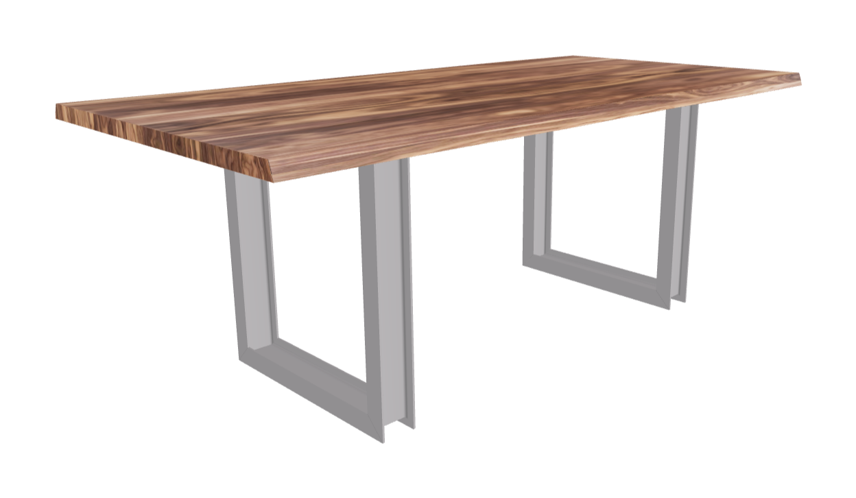 Cattelan Italia Sigma Wood Live Edged Dining Table