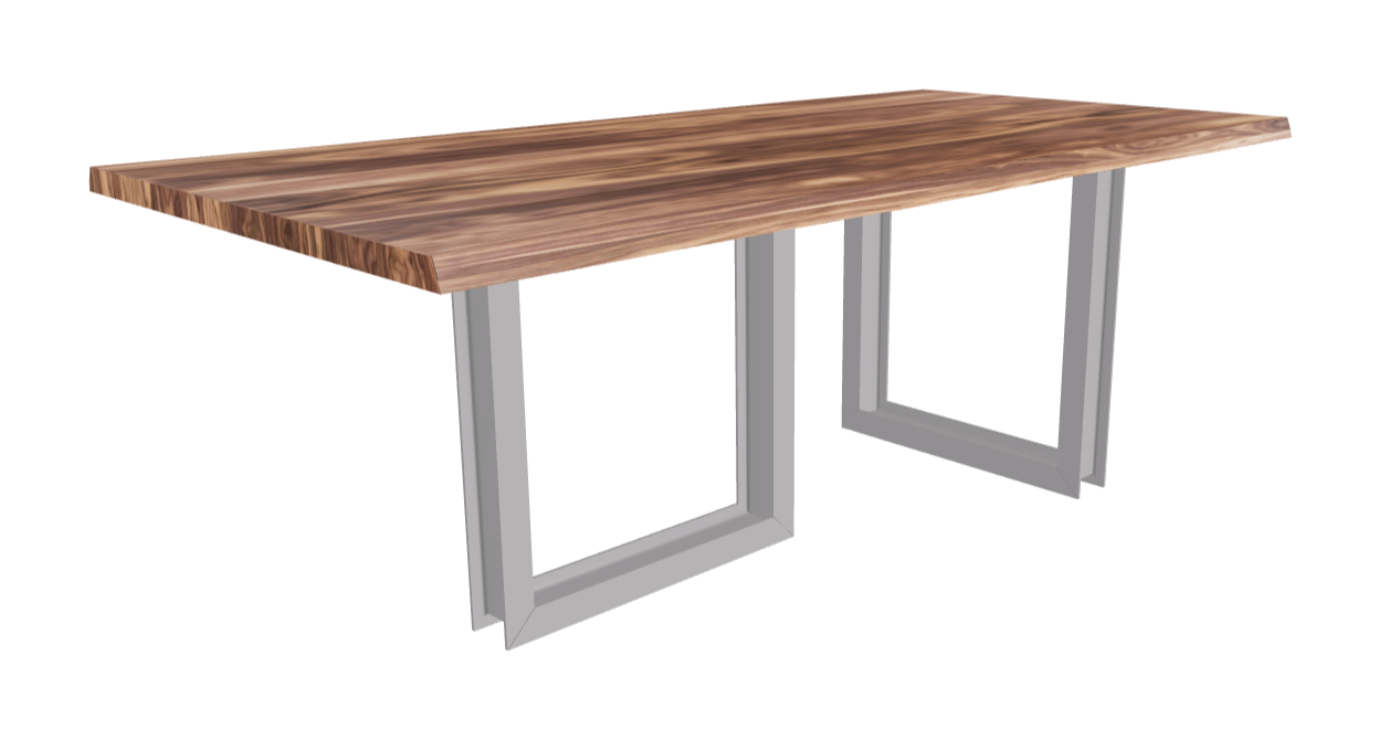 Cattelan Italia Sigma Wood Live Edged Dining Table