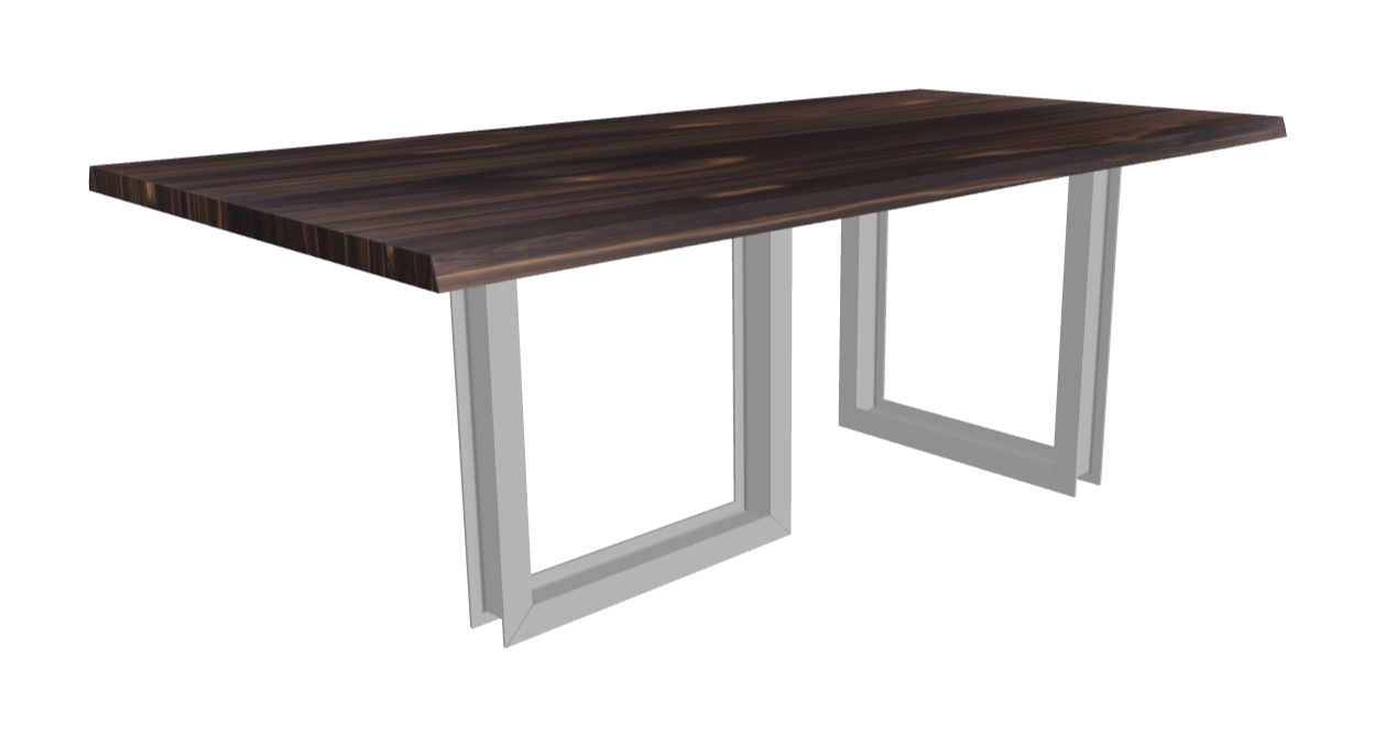 Cattelan Italia Sigma Wood Live Edged Dining Table