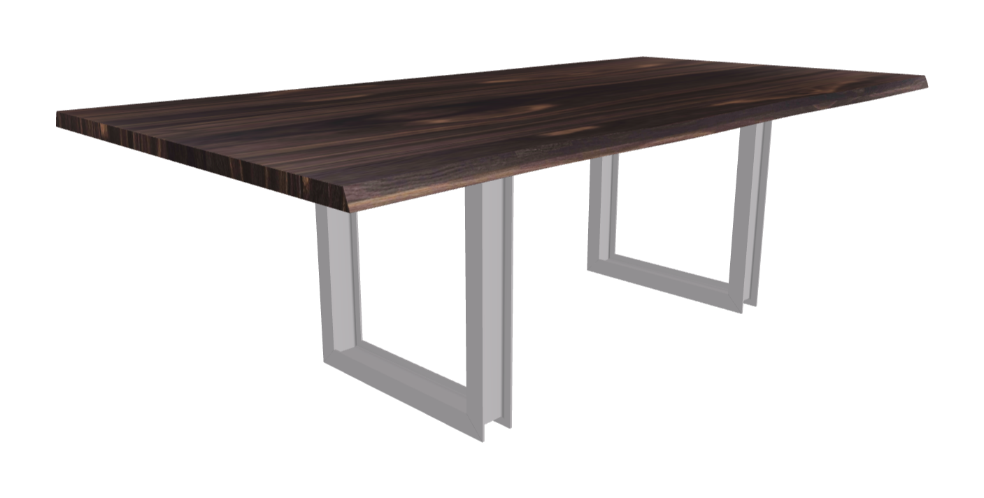 Cattelan Italia Sigma Wood Live Edged Dining Table
