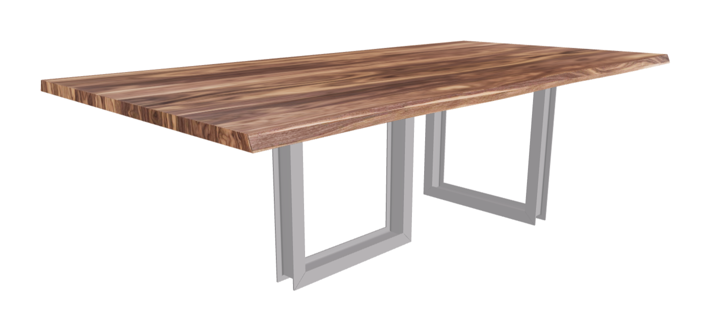 Cattelan Italia Sigma Wood Live Edged Dining Table