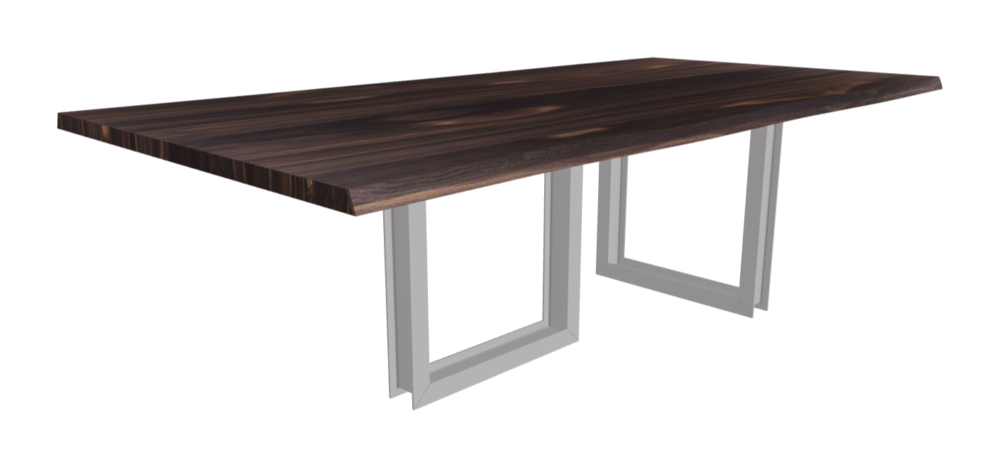 Cattelan Italia Sigma Wood Live Edged Dining Table