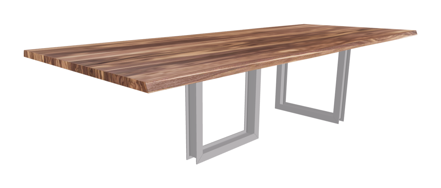 Cattelan Italia Sigma Wood Live Edged Dining Table