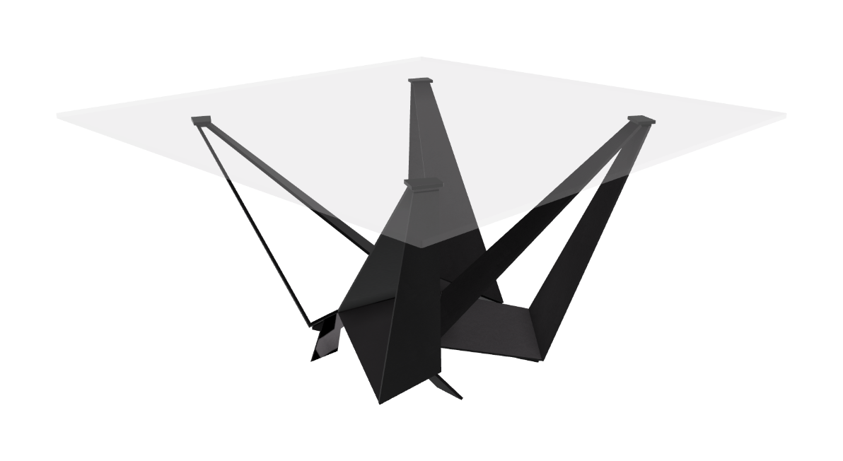 Cattelan Italia Skorpio Glass Dining Table