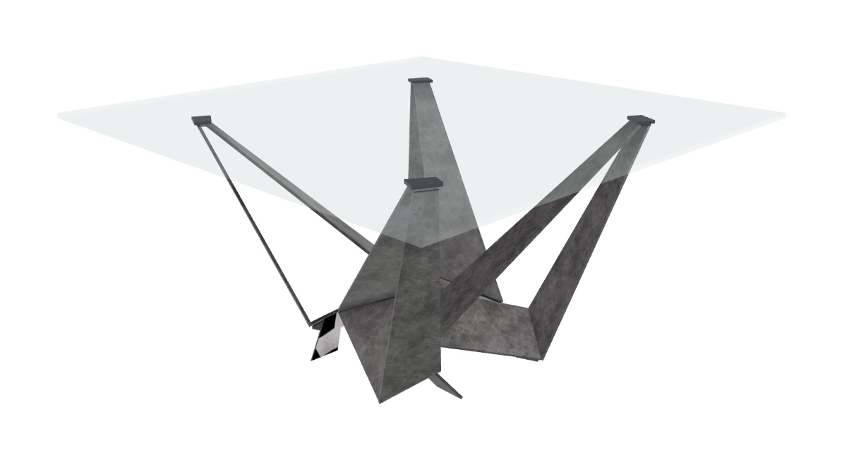 Cattelan Italia Skorpio Glass Dining Table