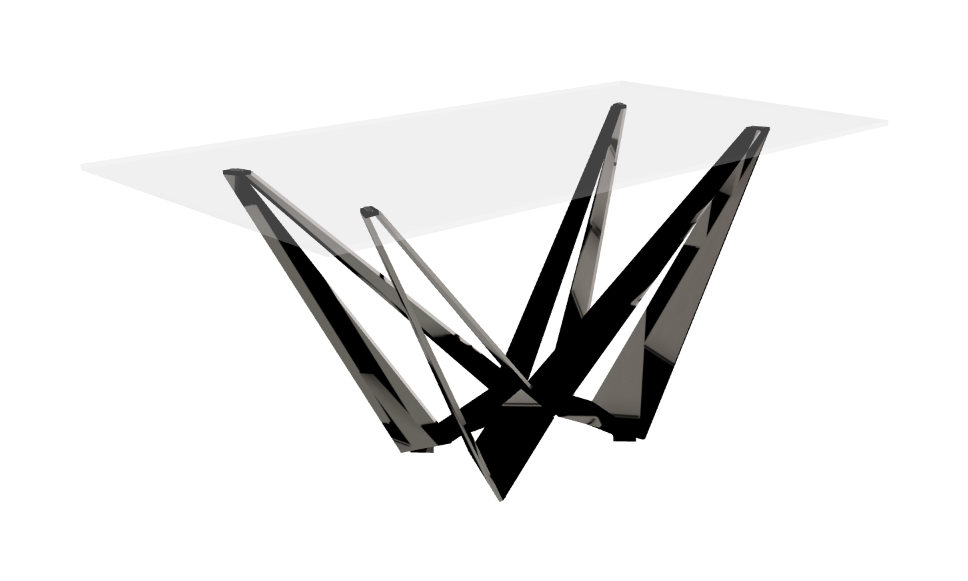 Cattelan Italia Skorpio Glass Dining Table