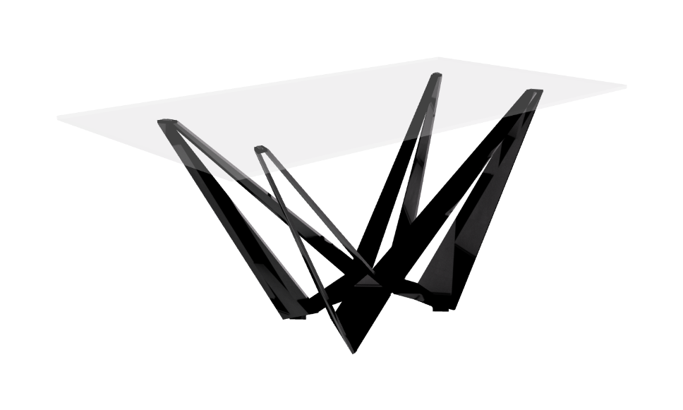 Cattelan Italia Skorpio Glass Dining Table