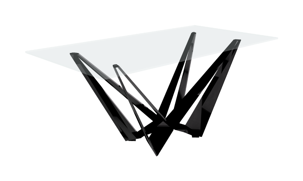 Cattelan Italia Skorpio Glass Dining Table