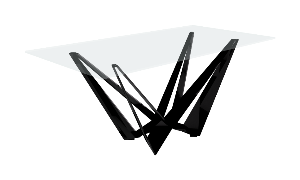 Cattelan Italia Skorpio Glass Dining Table