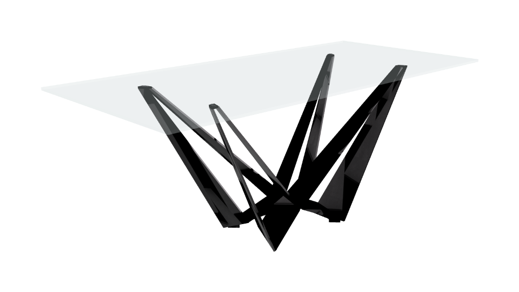 Cattelan Italia Skorpio Glass Dining Table