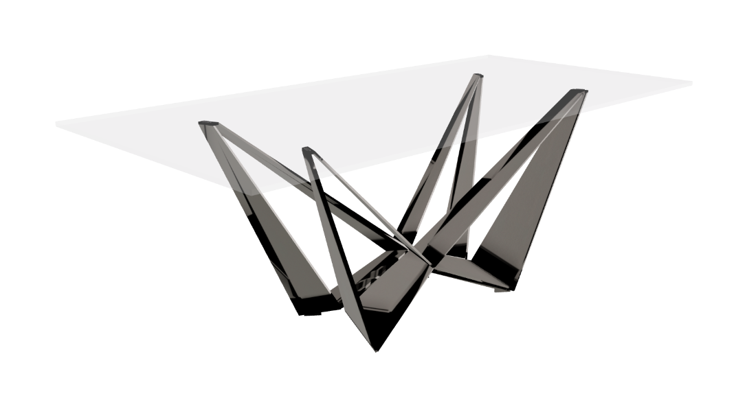 Cattelan Italia Skorpio Glass Dining Table