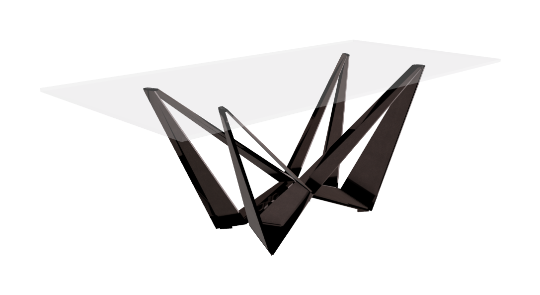 Cattelan Italia Skorpio Glass Dining Table