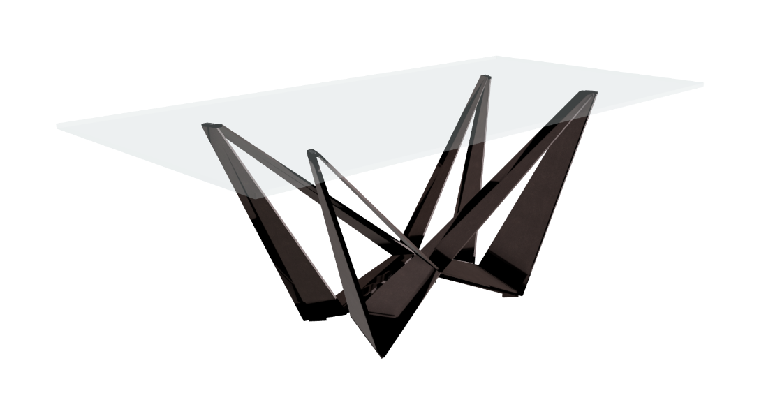 Cattelan Italia Skorpio Glass Dining Table
