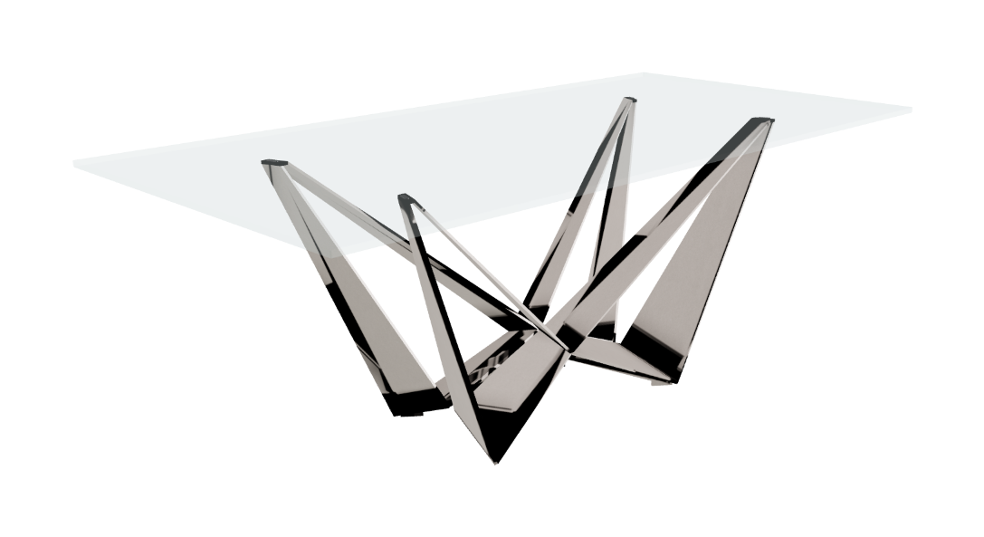 Cattelan Italia Skorpio Glass Dining Table