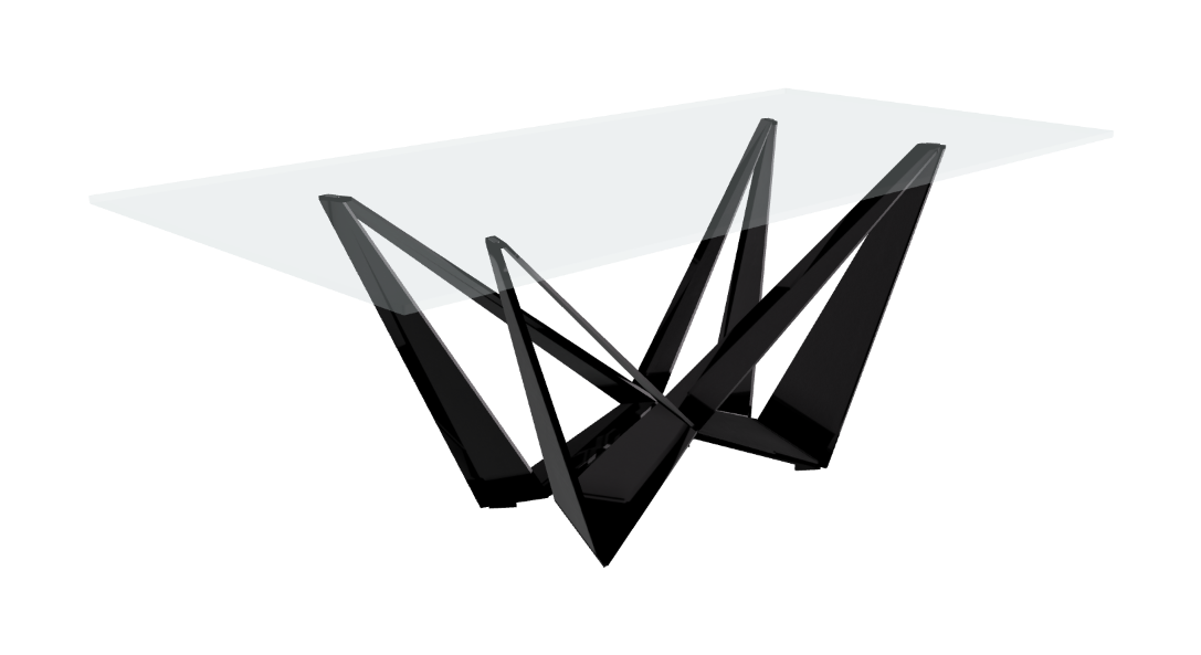 Cattelan Italia Skorpio Glass Dining Table