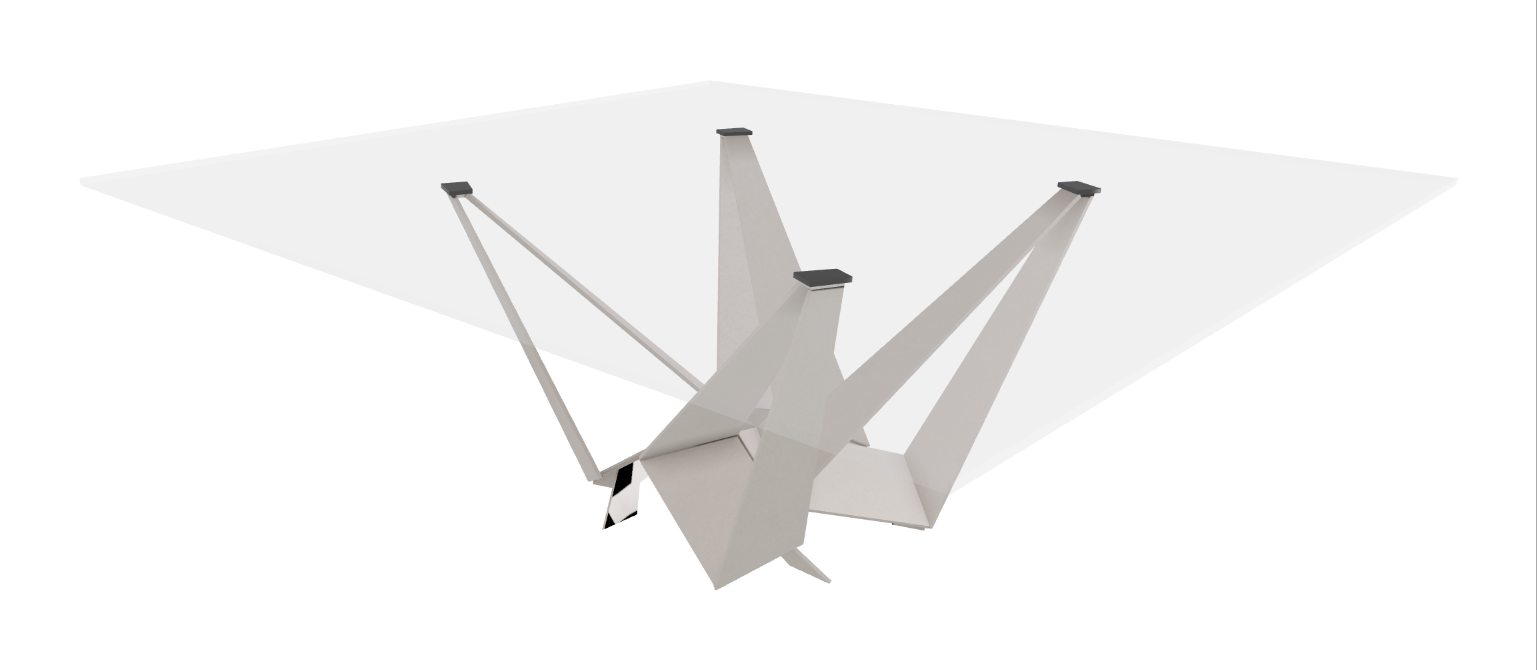 Cattelan Italia Skorpio Glass Dining Table