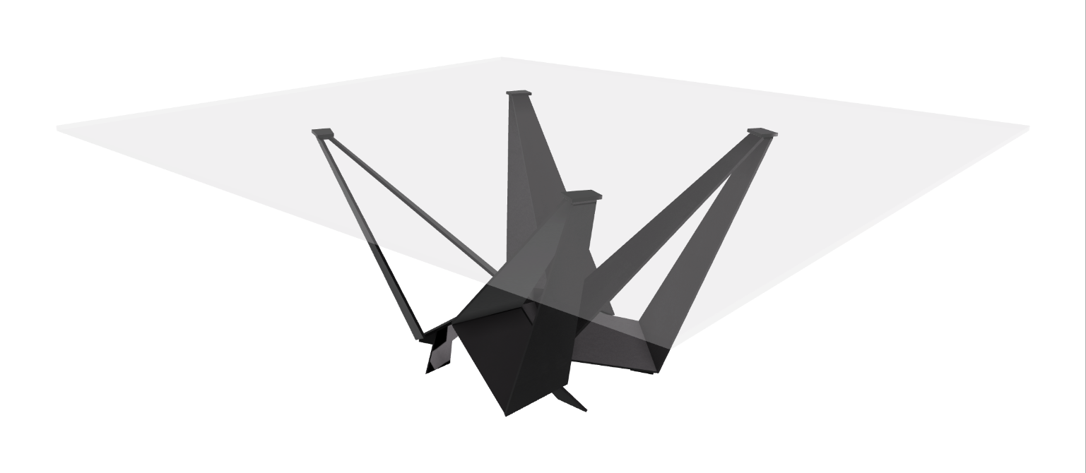 Cattelan Italia Skorpio Glass Dining Table
