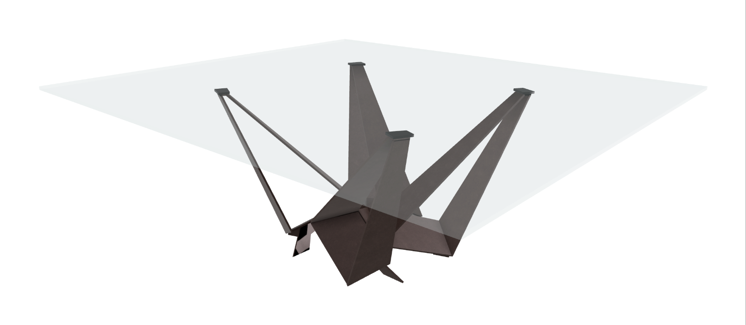 Cattelan Italia Skorpio Glass Dining Table