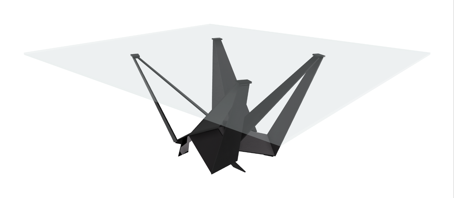 Cattelan Italia Skorpio Glass Dining Table
