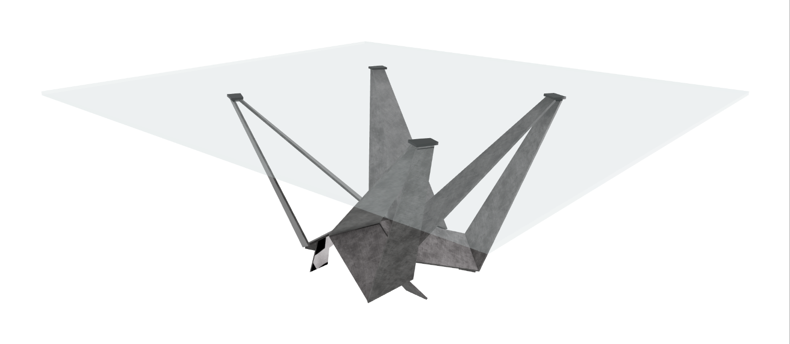 Cattelan Italia Skorpio Glass Dining Table