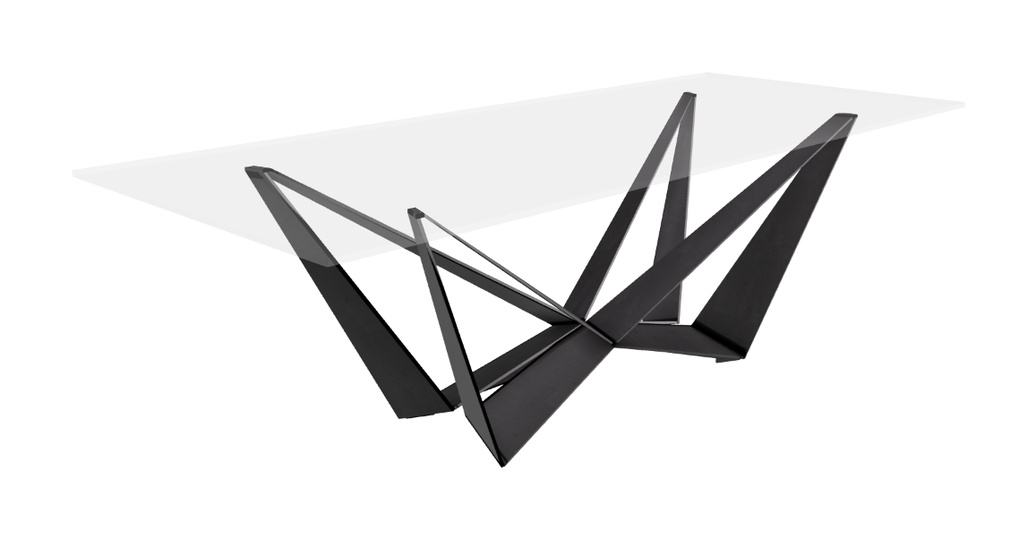 Cattelan Italia Skorpio Glass Dining Table