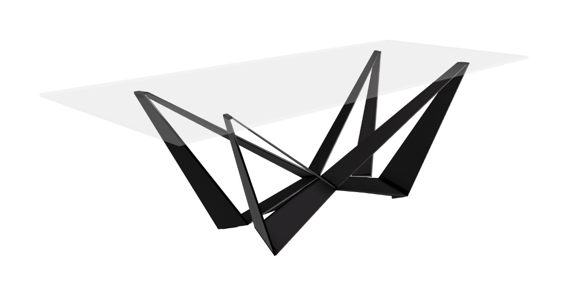 Cattelan Italia Skorpio Glass Dining Table