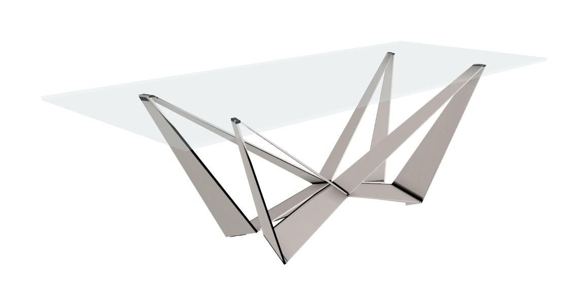 Cattelan Italia Skorpio Glass Dining Table