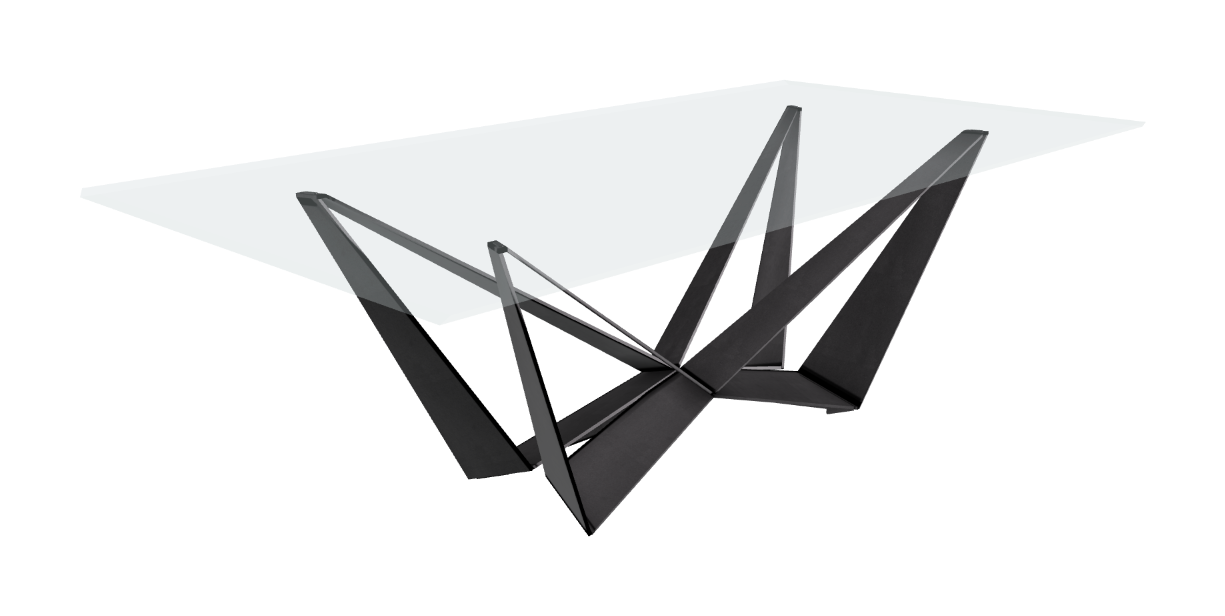 Cattelan Italia Skorpio Glass Dining Table
