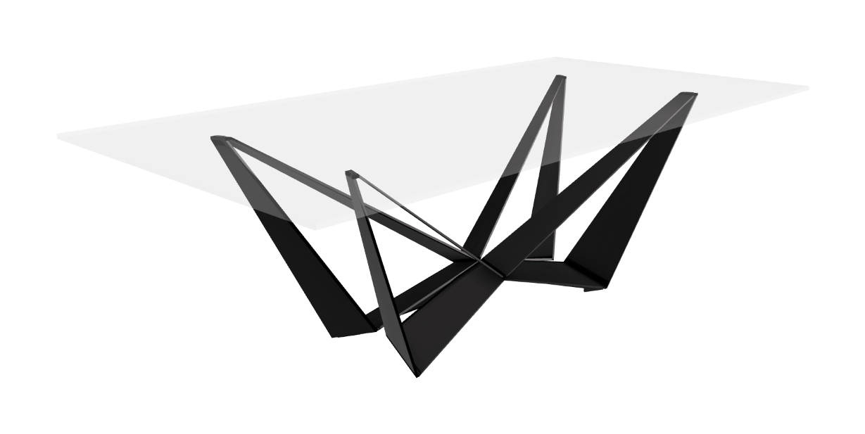 Cattelan Italia Skorpio Glass Dining Table