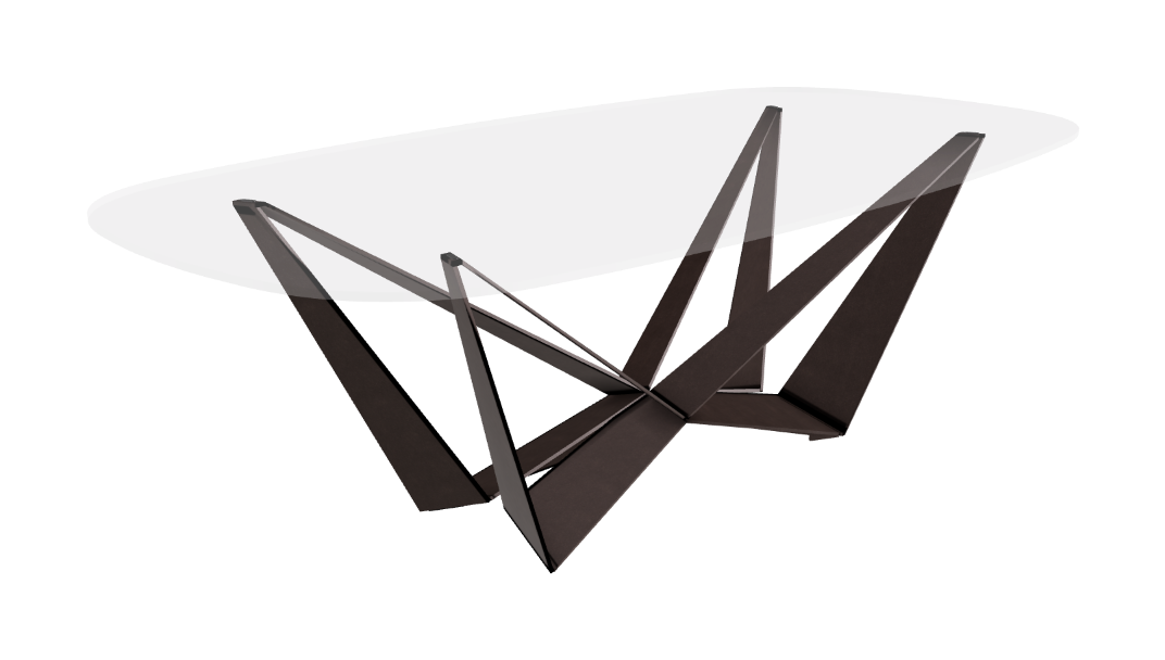 Cattelan Italia Skorpio Glass Dining Table