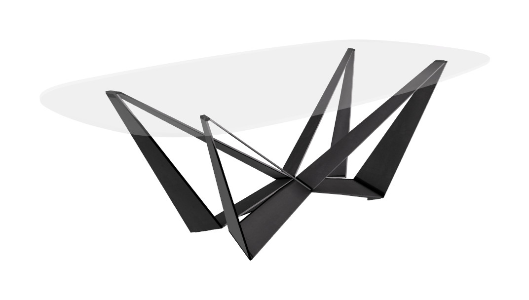 Cattelan Italia Skorpio Glass Dining Table