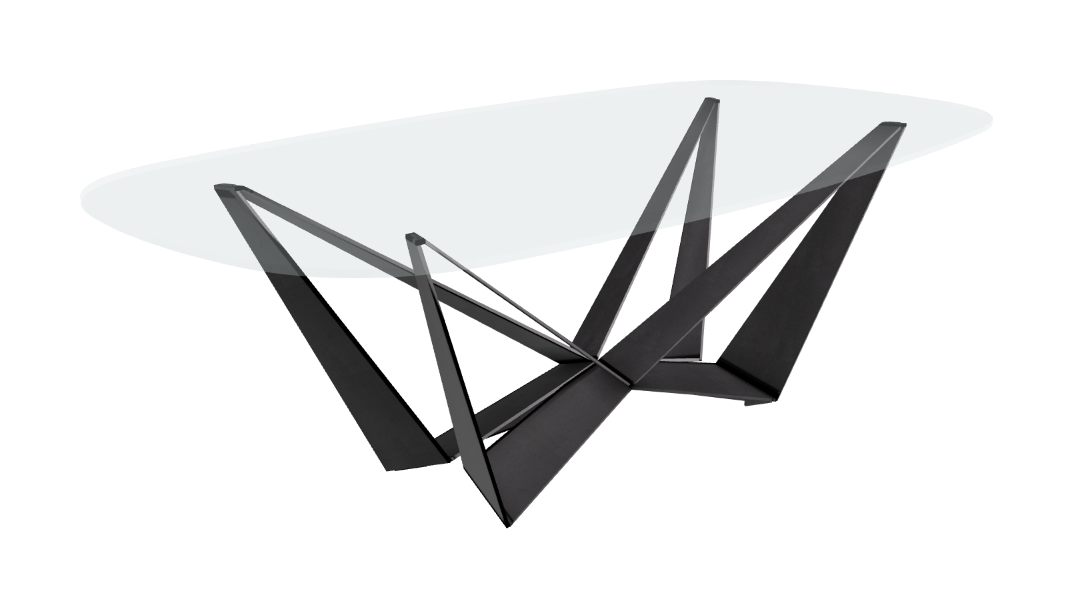 Cattelan Italia Skorpio Glass Dining Table