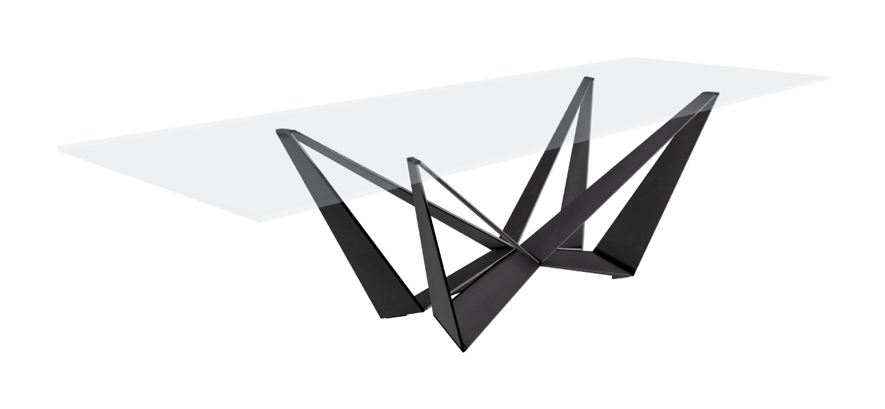 Cattelan Italia Skorpio Glass Dining Table