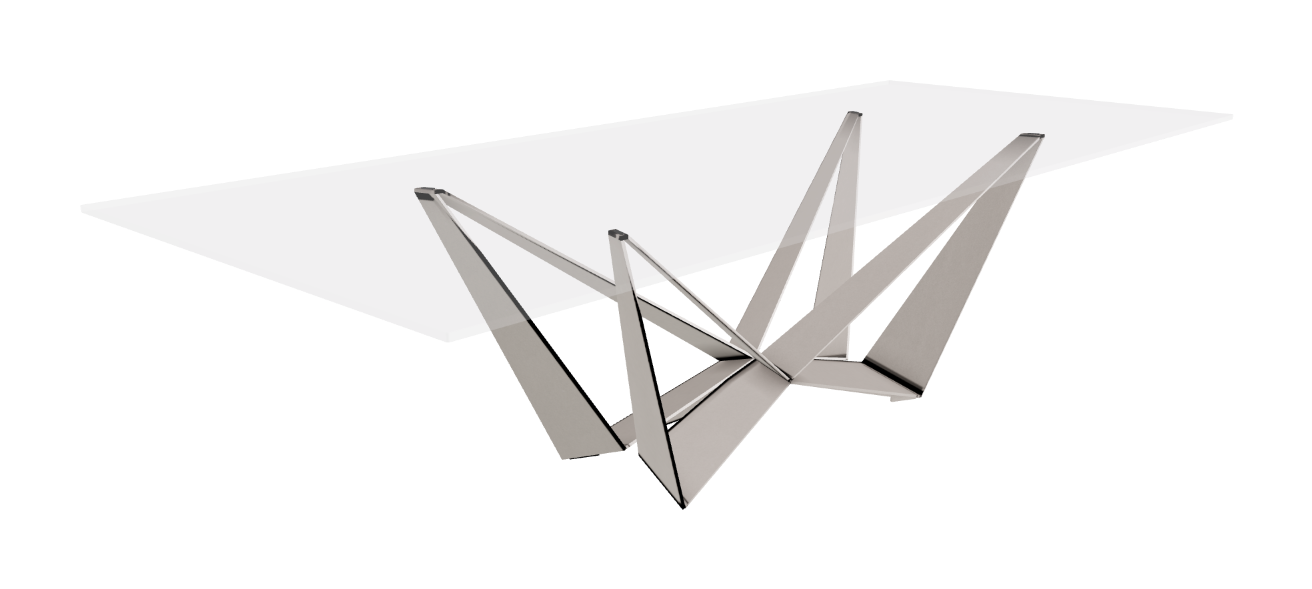 Cattelan Italia Skorpio Glass Dining Table