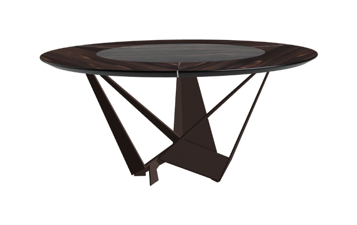 Cattelan Italia Skorpio Ker-Wood Round Dining Table 160