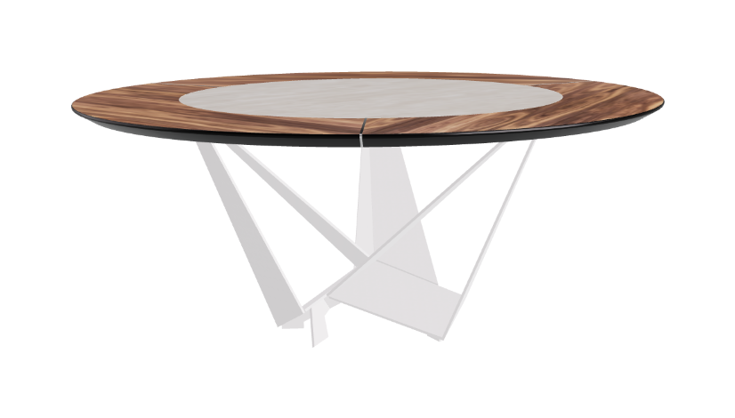 Cattelan Italia Skorpio Ker-Wood Round Dining Table 180