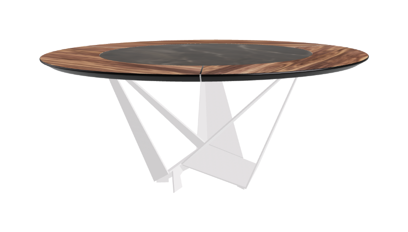 Cattelan Italia Skorpio Ker-Wood Round Dining Table 180