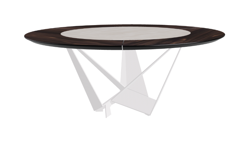 Cattelan Italia Skorpio Ker-Wood Round Dining Table 180